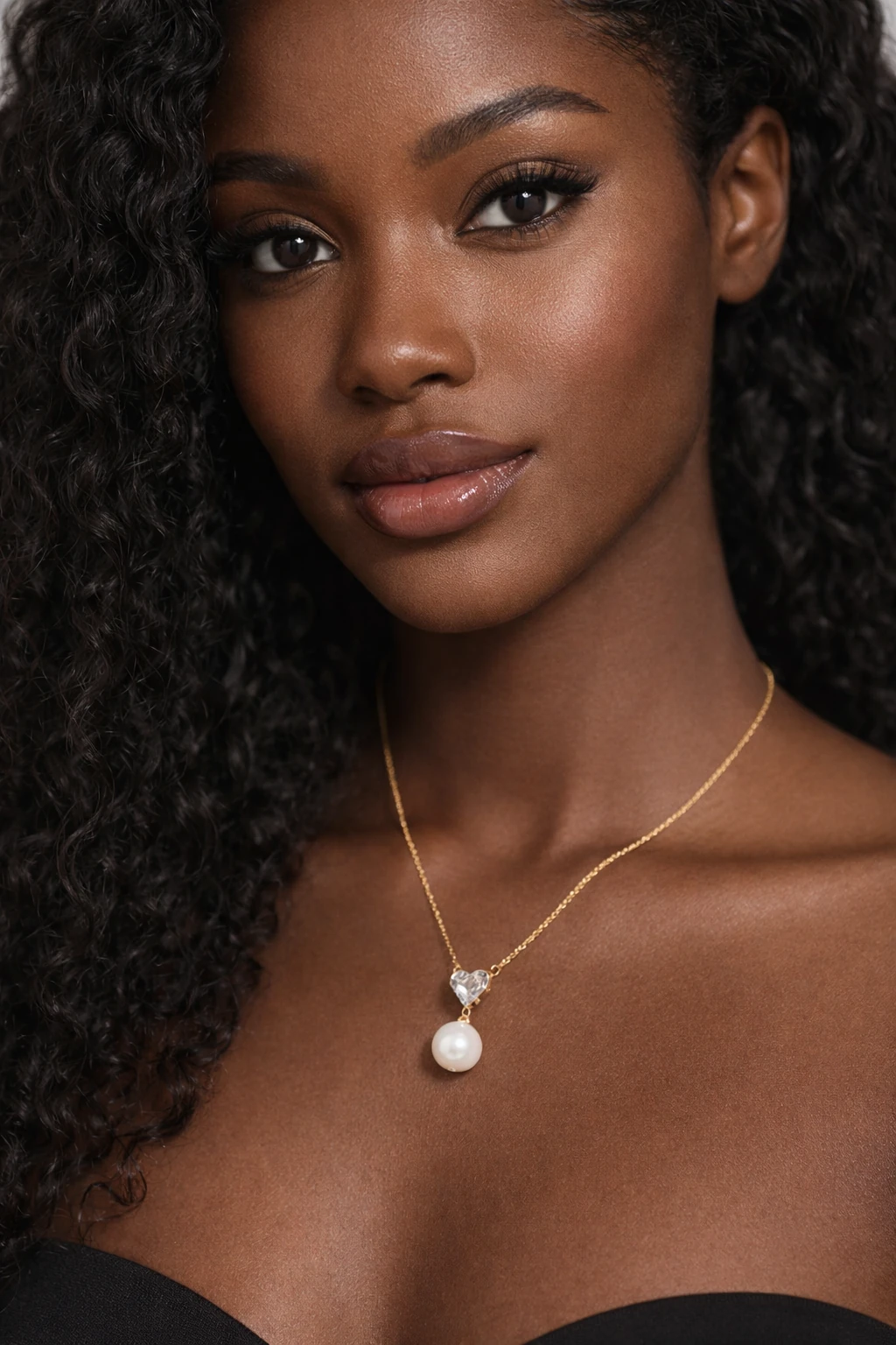 AVEI Opaline necklace worn